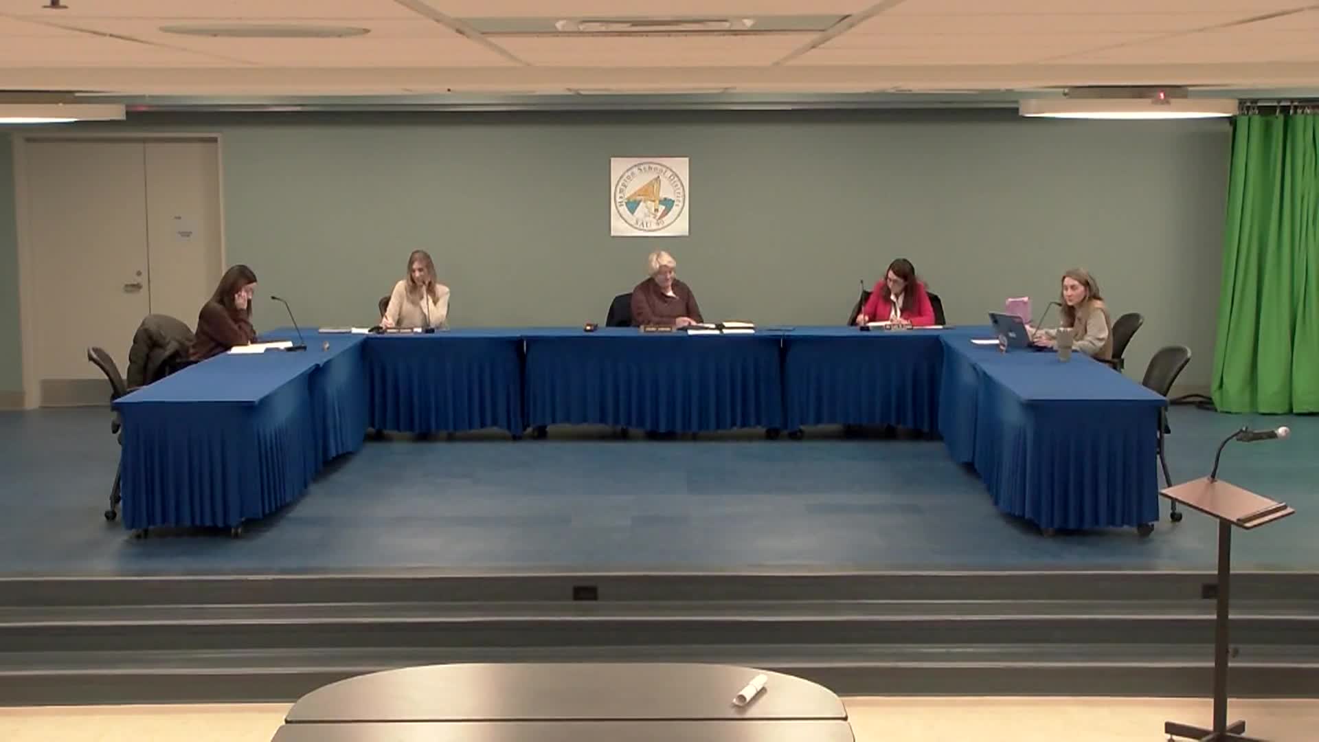 February 10 2026 Hampton School District School Board Meeting